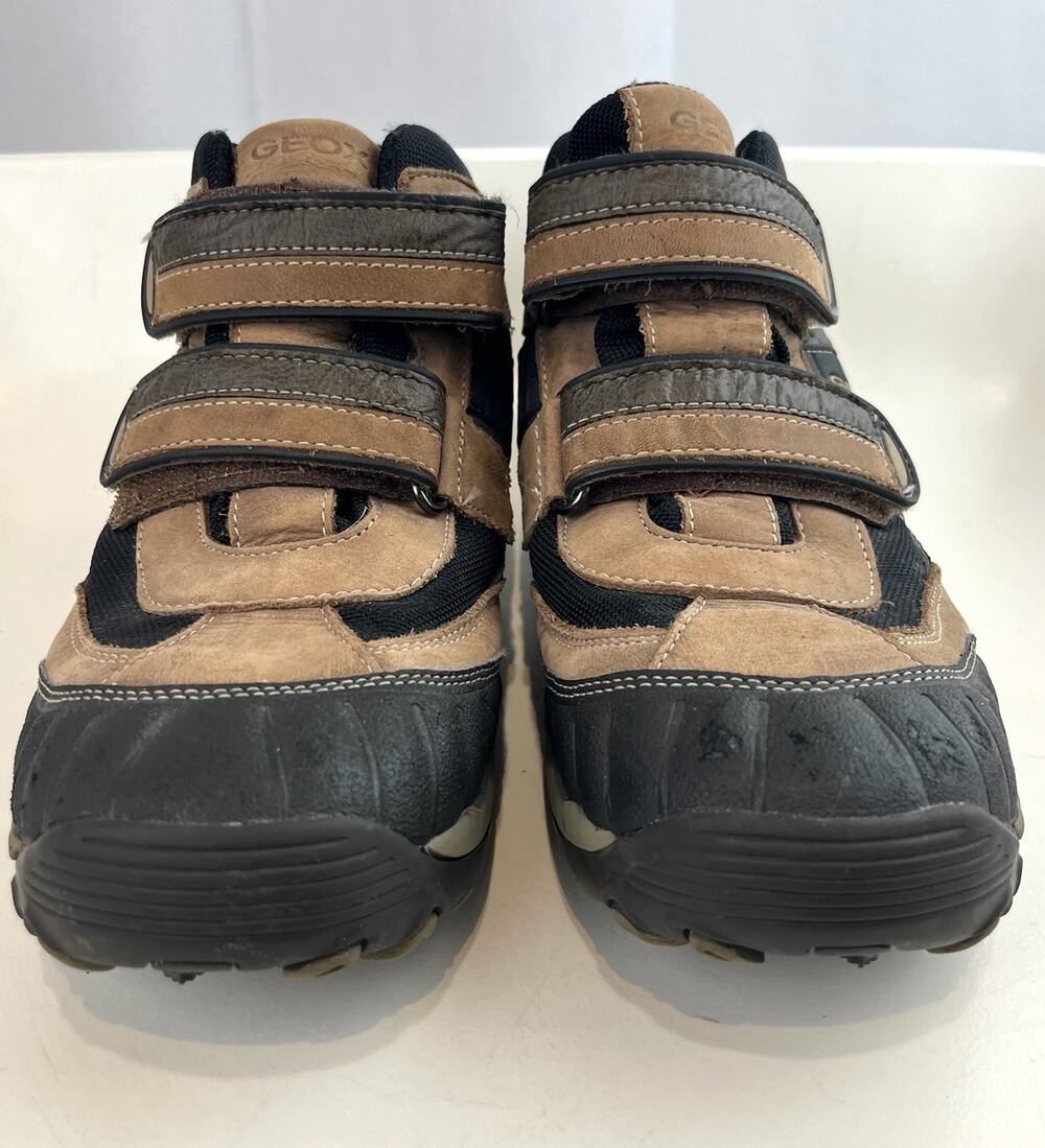 GEOX Boys Boots Hiking Casual Brown Size Youth EU 38 US 5.5